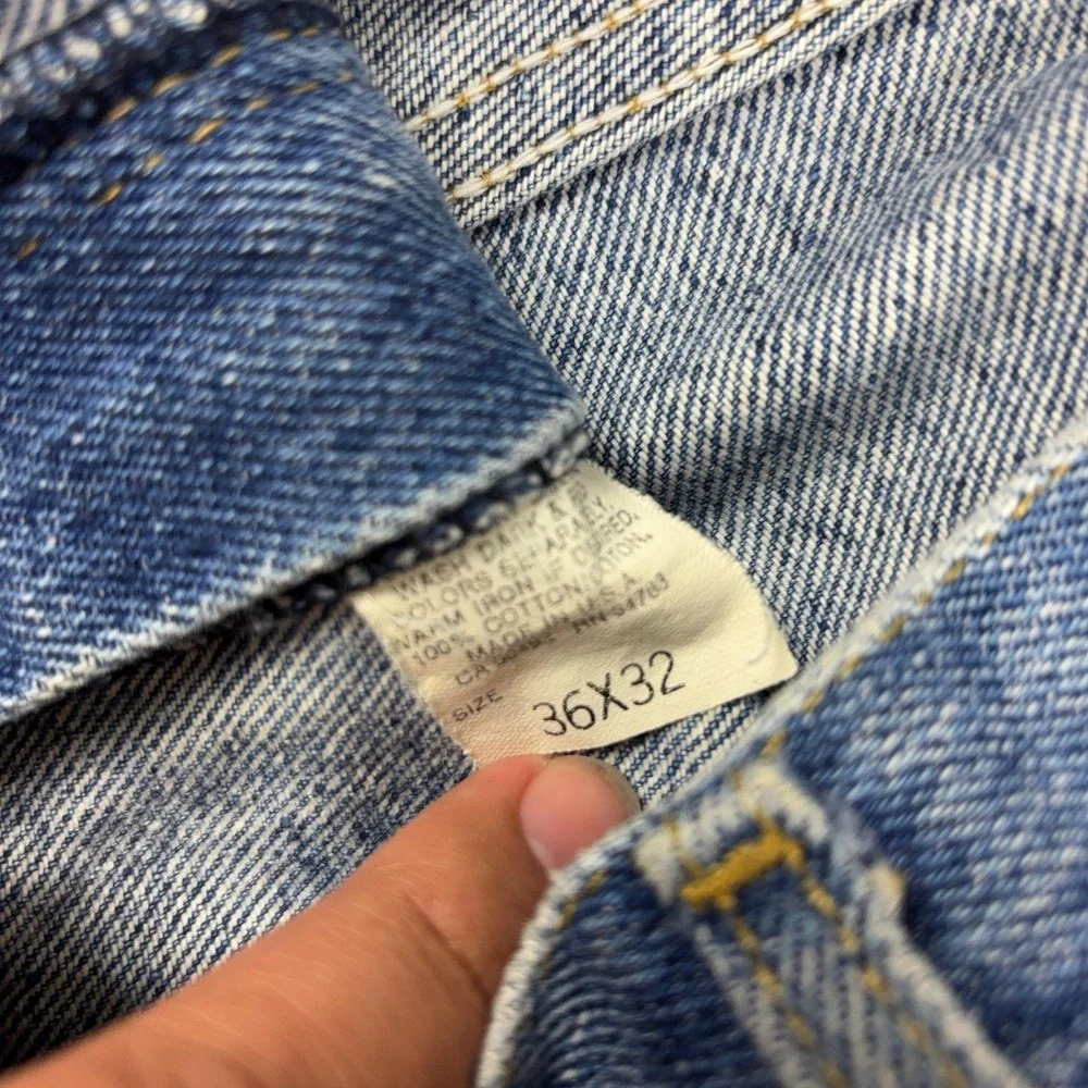 Lee Regular Fit Jeans Mens 36x31 Blue Medium Wash Straight Leg Denim Pants